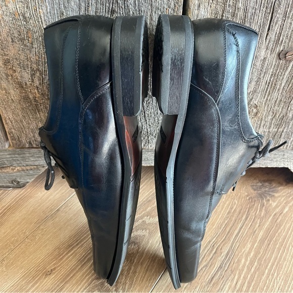 Florsheim Bio Comfort Men Size 10D Black Leather Oxford Shoes Model # 14051-001 - Picture 10 of 16